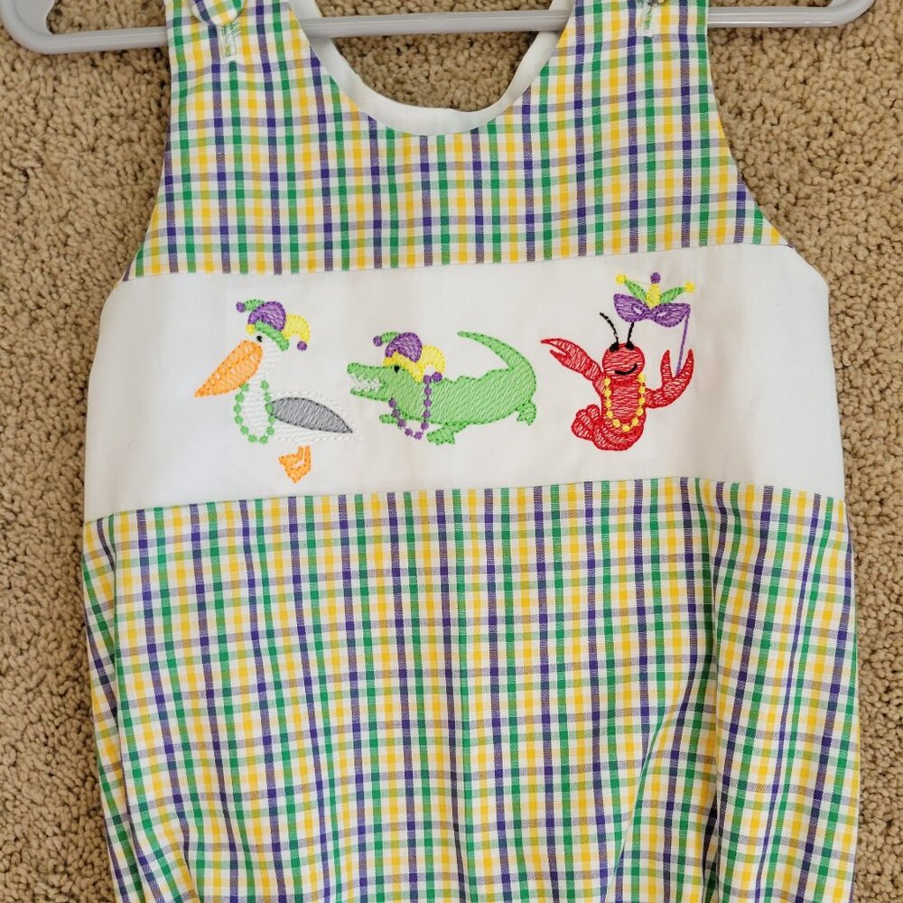 Baby Boys Mardi Gras Bubble